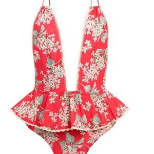 Montce swim skirted one piece in Vintage Floral. SOLD OUT EVERYWHERE